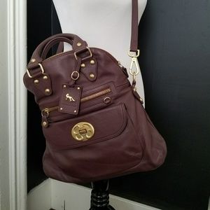Bordeaux Emma Fox Large crossbody bag